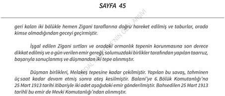 Balkan Savaşı Ceridesi Çeviri 45
